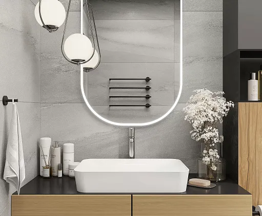 Фото Керамогранит Laparet Urban Dazzle Gris лаппатированный 60x120 Индия