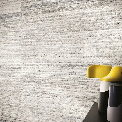 Фото Керамогранит Sichenia 192811 Bianco Ribbed 30x90 Италия