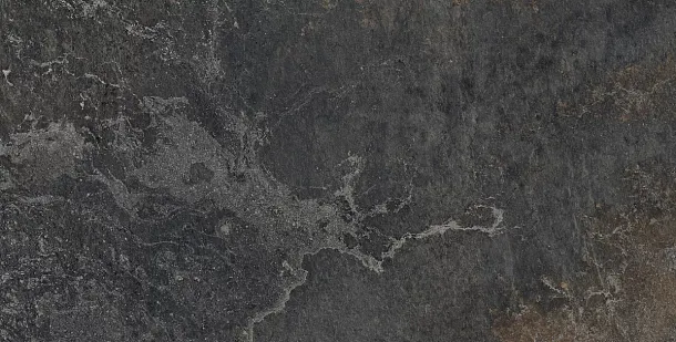 Фото Керамогранит Blaze Nero графитовый Сатинированный Карвинг 60х120 Индия