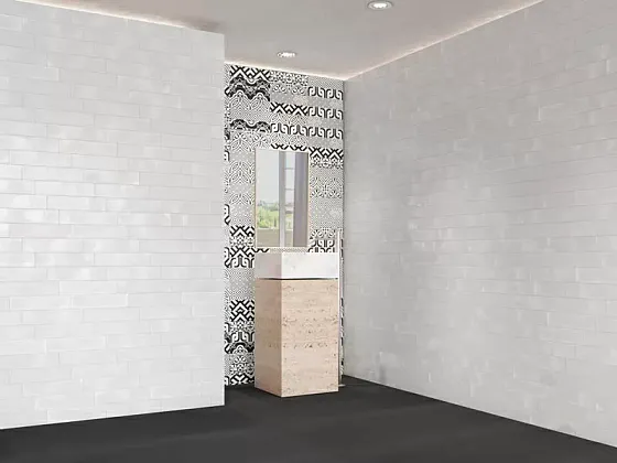 Фото Плитка Tau Ceramica Maiolica Gloss Aquamarine 7.5x30 Испания