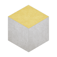 Фото Мозаика Spectrum Cube Milky White SR00/Yellow SR04 неполированная 25x29