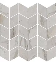 Фото Декор Ифран мозаичный серый светлый глянцевый обрезной 30x31,2x0,9 (KMD2MSM007BR)