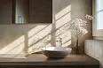 Керамическая плитка Ragno Marazzi RCUR Travertino Wall Struttura 3D Pli Cross Bianco Rett 40x120