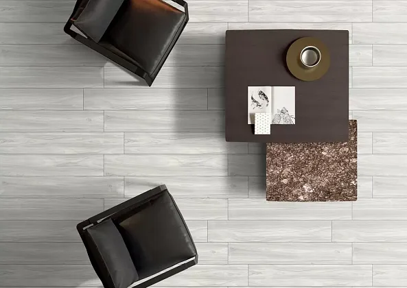 Фото Керамогранит Ennface ENWD1051SR20120 Norway Ivory Matt Relief 120x20x0.9 Индия