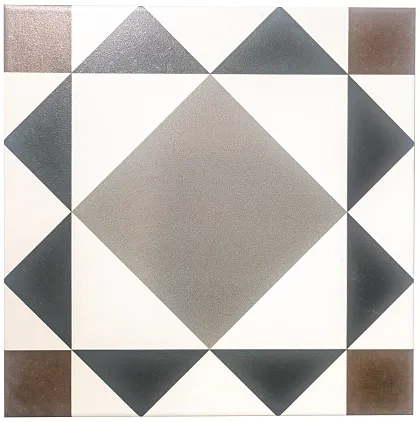 Фото Керамогранит Smile Tile Брайтон зеленый 20x20 Индия
