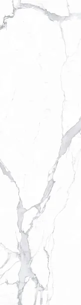 Фото Керамогранит Exterior Ceramica Statuario Natural Brillo High Gloss 15 mm 80x300 Индия