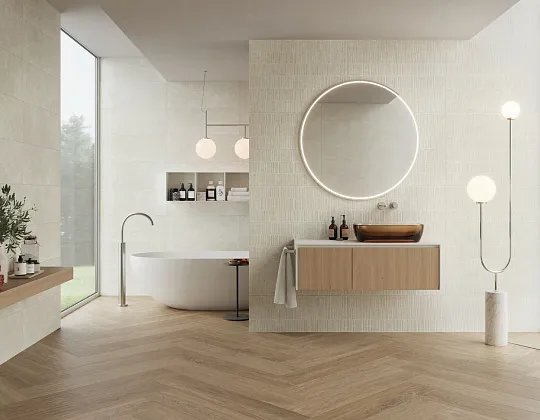 Фото Керамогранит Keratile 3AEBLEIIBDPA Leiria Greige MT 6mm 60x120 Испания