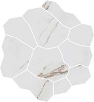 Фото Kerama Marazzi Декор Марсель наборный белый матовый обрезной 31,5x34,2x0,9 (KMD2HID022GR)