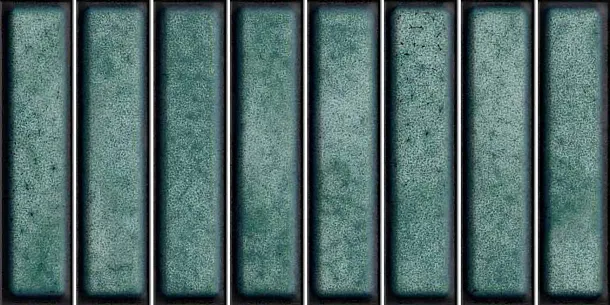 Фото керамическая плитка El Barco Domino Verde Glossy 15x30 Испания
