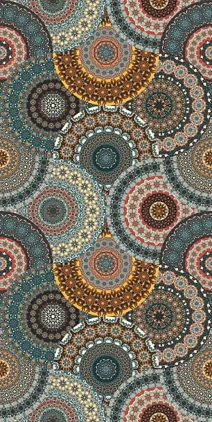 Фото Керамогранит Deco Couture Mandala 49.1x98.2 Испания