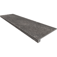 Фото Ступень комплект TN02 Anthracite непол. без насечек 33x120 + Подступенок (14,5x120)