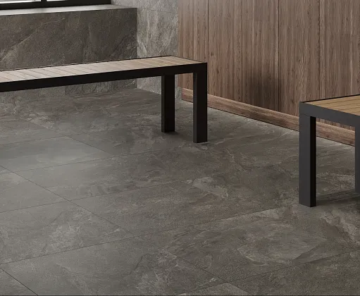 Фото Керамогранит Laparet LP6012G0171R Porter Silver Pro светло-серый матовый R10 STR 59,5х119,1 Россия