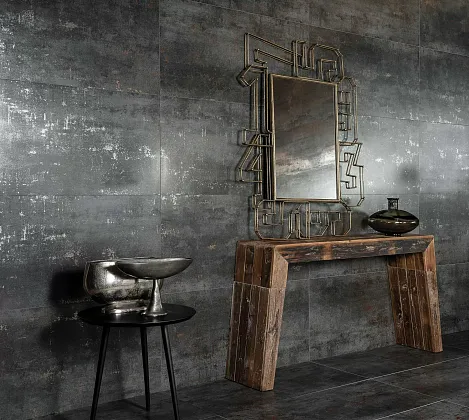 Фото Керамогранит Tau Ceramica Metal Silver 60x120 Испания