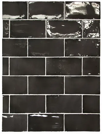 Фото Плитка Equipe 26906 Black 7.5x15 Испания