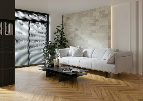 Фото Керамогранит Grapia Marrone R9 17,5X80 Польша