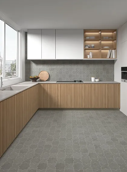 Фото Керамогранит Equipe 32734 Elda Cross Coffee 12x12 Испания
