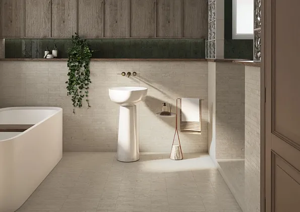 Фото Керамогранит Tau Ceramica Dorset White Rec. 60x120 Испания