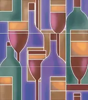 Фото Панно OS\A299\3x\15079 Карминьяно матовый 45x40x0,8