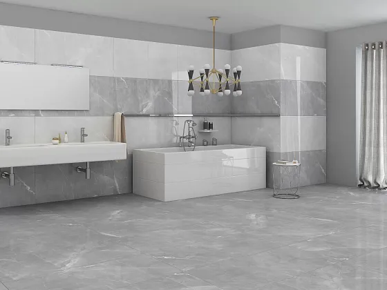Фото Керамогранит Asia Onyx Herman Silver Glossy 60x120 Индия