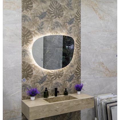 Фото Керамогранит Lambert Brown Decor 60х120 Индия