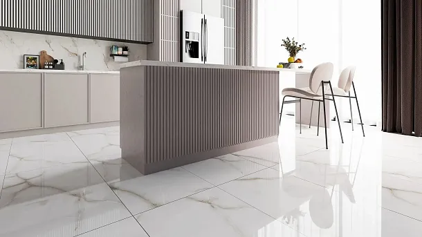 Фото Керамогранит Protiles PT12Р7070 Marmara Beige Полированная 1200х600х9 Узбекистан