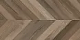 Керамогранит Laparet Wood Latina Brown Chevron M Коричневый Матовый Карвинг 60Х120