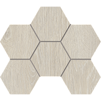 Мозаика KW00 Kraft Wood Nordic Hexagon структурированный 25x28,5 Фото Мозаика KW00 Kraft Wood Nordic Hexagon структурированный 25x28,5