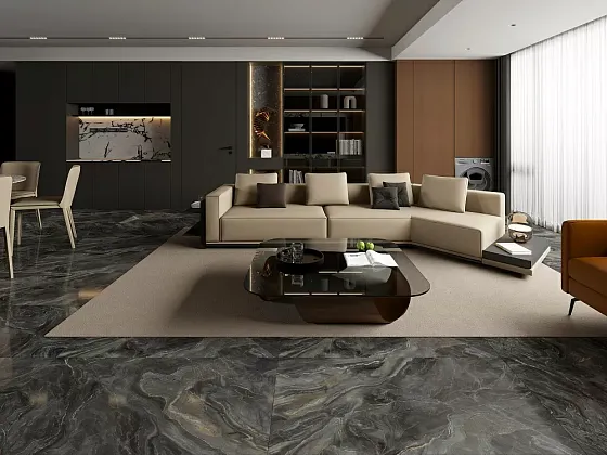 Фото Керамогранит Drift Sand Full Body Polished (Gold) 60x120 (BHW-0049) Китай