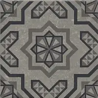Фото Kerama Marazzi Декор Касабланка серый матовый 20x20x0,8 (KMD3STA048GN)