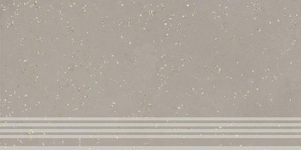 Фото Ступень Kerama Marazzi Пунтум серый светлый матовый обрезной 30x60x0,8 (KM6060G1191R8GRF) Россия