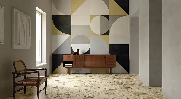 Фото Керамогранит fQAF Nativa Grey Satin RT 80x80 Италия