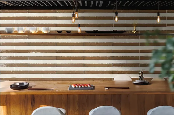 Фото керамическая плитка Monopole 002812 Marbella Pinomar 5x40 Испания