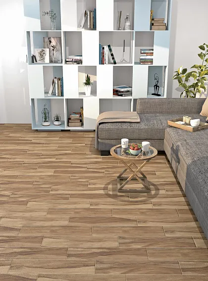 Фото Керамогранит Juliano светло-бежевый 14,7x59,4 Беларусь