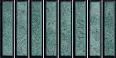 керамическая плитка El Barco Domino Verde Glossy 15x30