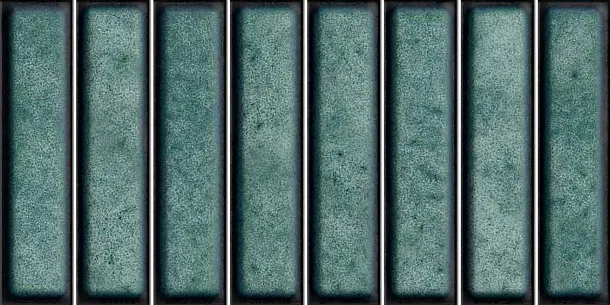 Фото керамическая плитка El Barco Domino Verde Glossy 15x30 Испания