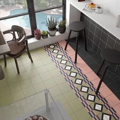 Фото Керамогранит Equipe 27698 Bauhome Blume Cold 20х20 Испания