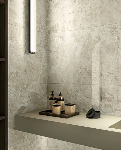 Фото Керамогранит DUE-G Ceramiche 104705 BP Ivory Matt 8.5mm 60x120 Италия
