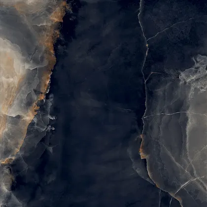 Фото Керамогранит Laparet Interstellar Black Чёрный Полированный 80Х80 Индия