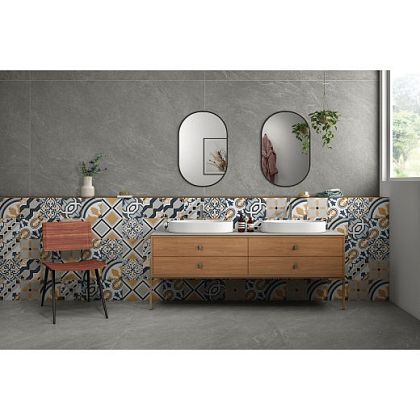 Фото Керамогранит Carbonio Silver 60х120 Индия