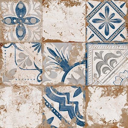 Фото Керамогранит el molino memory azul brillo 58x58 Испания