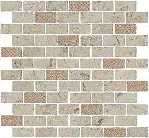 Фото Мозаика MBD015 Про Лаймстоун Антика 3 мозаичный бежевый матовый 32х30