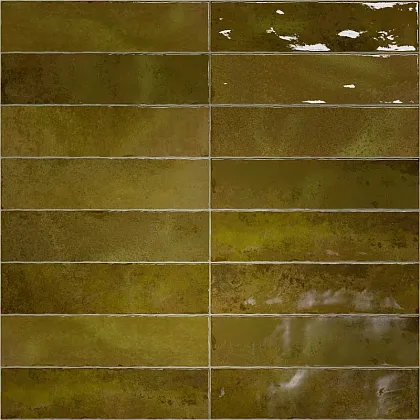 Фото керамическая плитка Vilar Albaro Nairobi Sticks Moss (2.5x10) 20x20 Испания