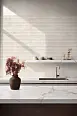 Керамическая плитка Ragno Marazzi RCUL Travertino Wall Cross Bianco Rett 40x120