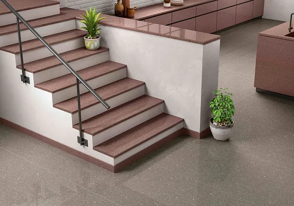 Фото Керамогранит Exterior Ceramica Piatto Burly Glossy 15 mm 80x300 Индия