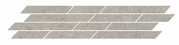 Фото Мозаика T036\SG6537 Риккарди мозаичный серый светлый матовый 46,8x9,8 Россия