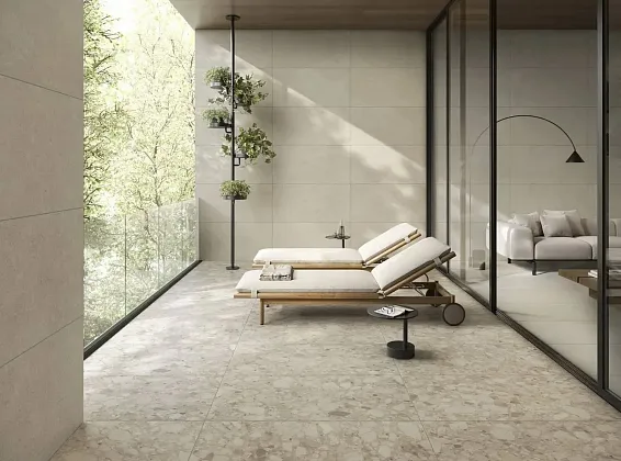 Фото Керамогранит Vitra K948634R0001VTER SandStone Серый Матовый R10A Ректификат 60х120 Турция