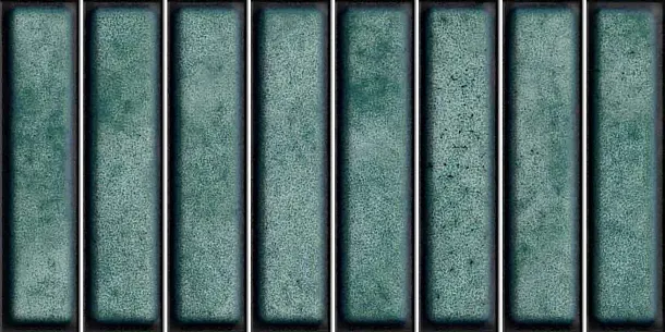 Фото керамическая плитка El Barco Domino Verde Glossy 15x30 Испания
