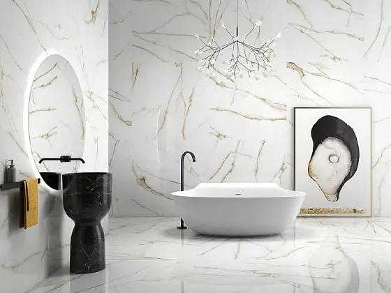 Фото Керамогранит Geotiles Aurora Gold Compacglass 60x60 Испания