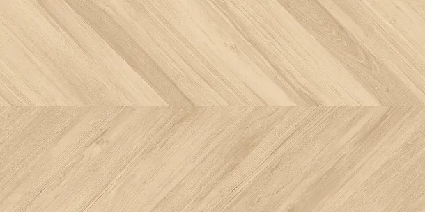 Фото Керамогранит Laparet Wood Royal Almond Chevron Бежевый Матовый Карвинг 60Х120 Индия