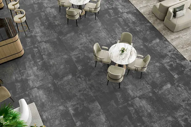 Фото Керамогранит Ennface ENLFT8044SR60120 Balance Grey Impact Matt Relief 60x120 Индия